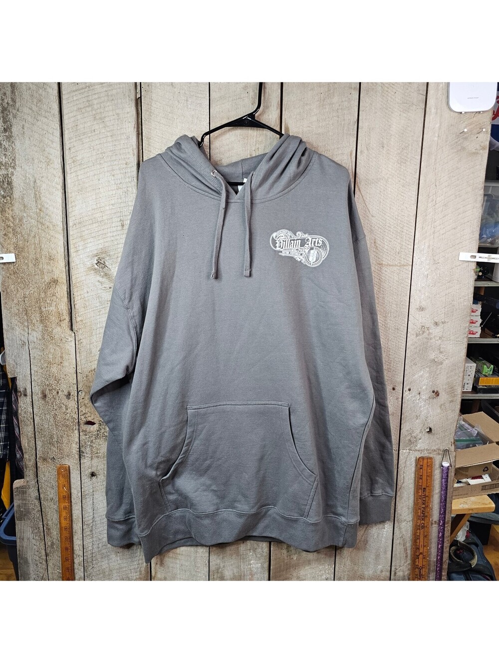 Villain Arts Tattoo Festivals Hoodie 2XL Independent Trading Co Gray